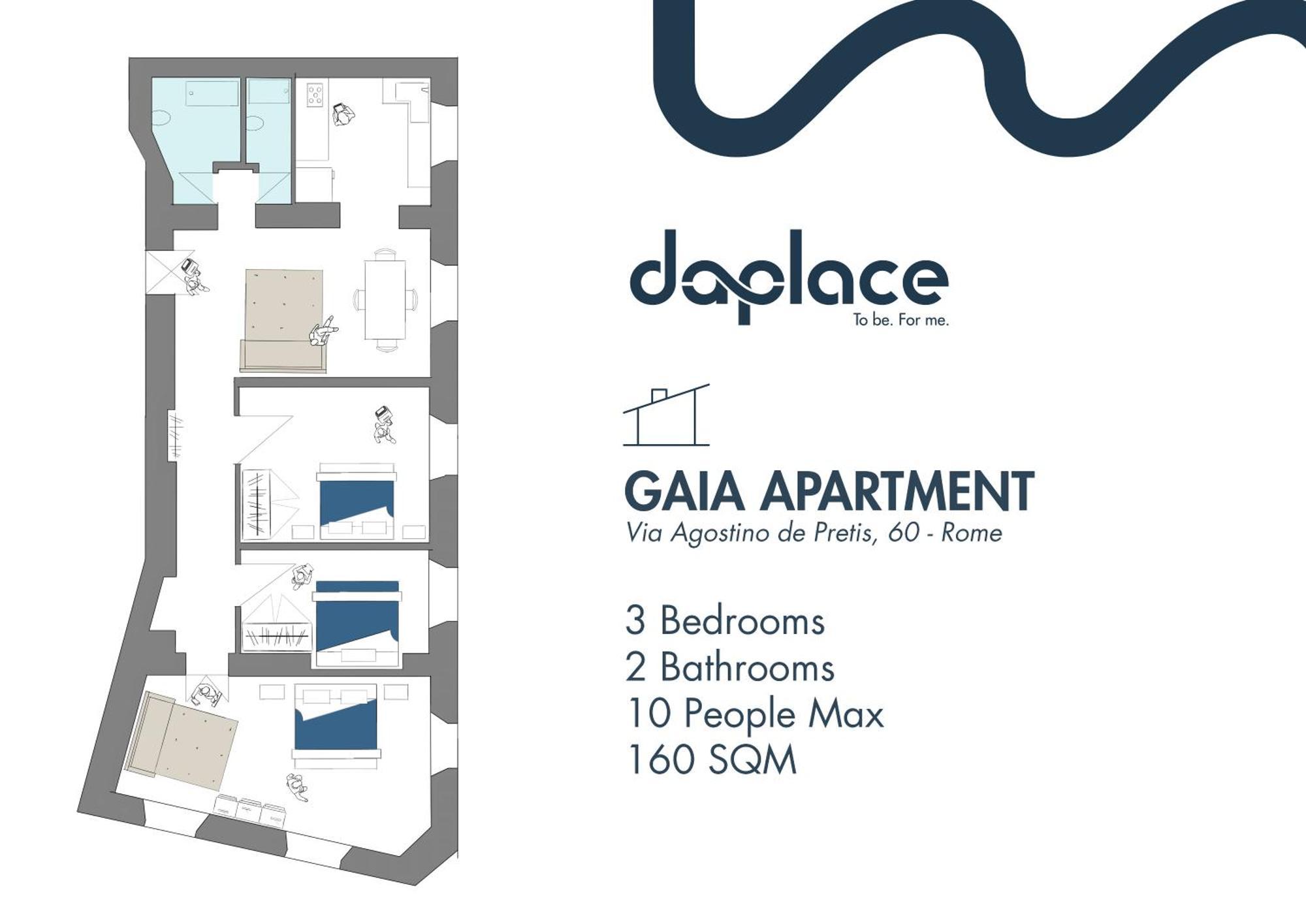 רומא Daplace - Gaia Apartment מראה חיצוני תמונה